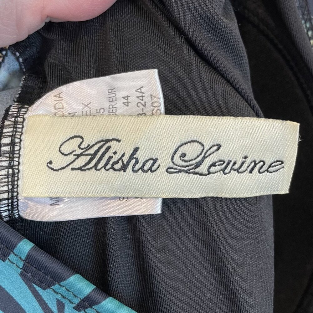 Alisha Levine Tropical Floral Print One-Piece Swimsuit, 14 - Picture 9 of 10